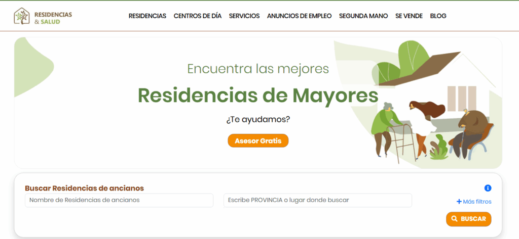 precio de las residencias de mayores en 2025 en España